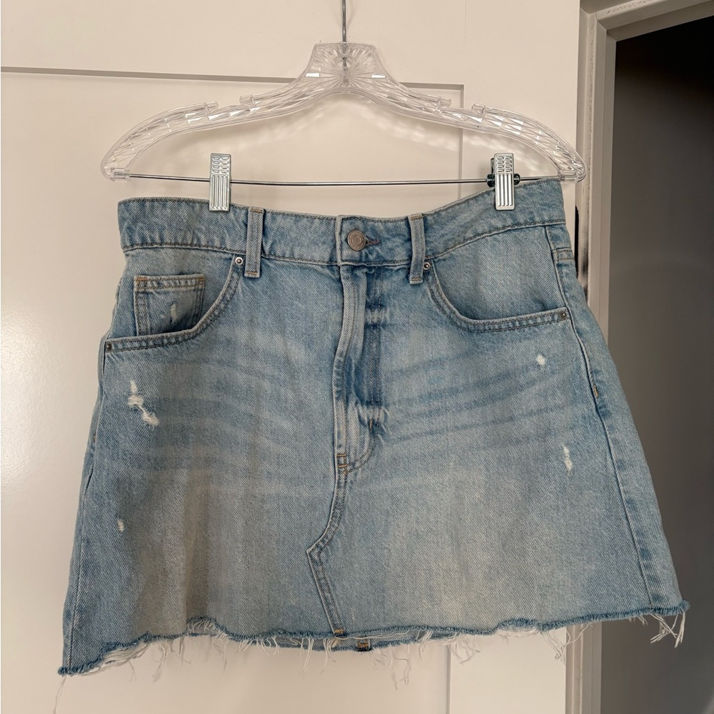 Cotton on Denim Mini Skirt - Light Blue size 30
